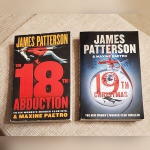 James Patterson paperback books set of 2.